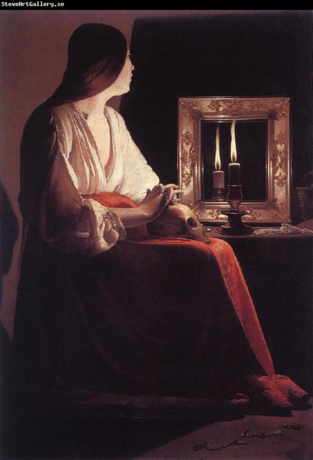 LA TOUR, Georges de The Penitent Magdalen s